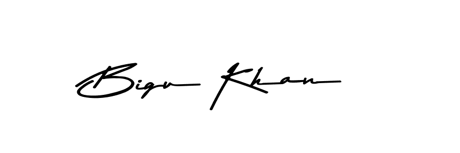 This is the best signature style for the Bigu Khan name. Also you like these signature font (Asem Kandis PERSONAL USE). Mix name signature. Bigu Khan signature style 9 images and pictures png