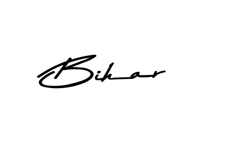 Create a beautiful signature design for name Bihar. With this signature (Asem Kandis PERSONAL USE) fonts, you can make a handwritten signature for free. Bihar signature style 9 images and pictures png