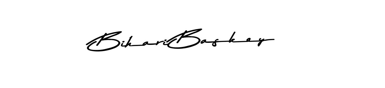 Also we have Bihari Baskey name is the best signature style. Create professional handwritten signature collection using Asem Kandis PERSONAL USE autograph style. Bihari Baskey signature style 9 images and pictures png