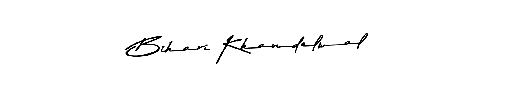 Once you've used our free online signature maker to create your best signature Asem Kandis PERSONAL USE style, it's time to enjoy all of the benefits that Bihari Khandelwal name signing documents. Bihari Khandelwal signature style 9 images and pictures png