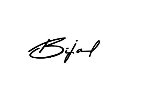 How to make Bijal name signature. Use Asem Kandis PERSONAL USE style for creating short signs online. This is the latest handwritten sign. Bijal signature style 9 images and pictures png