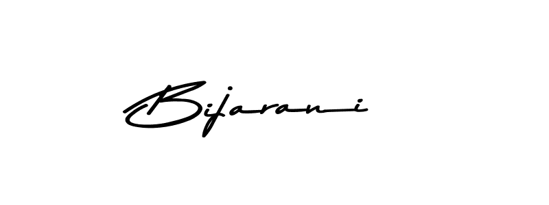 How to make Bijarani name signature. Use Asem Kandis PERSONAL USE style for creating short signs online. This is the latest handwritten sign. Bijarani signature style 9 images and pictures png