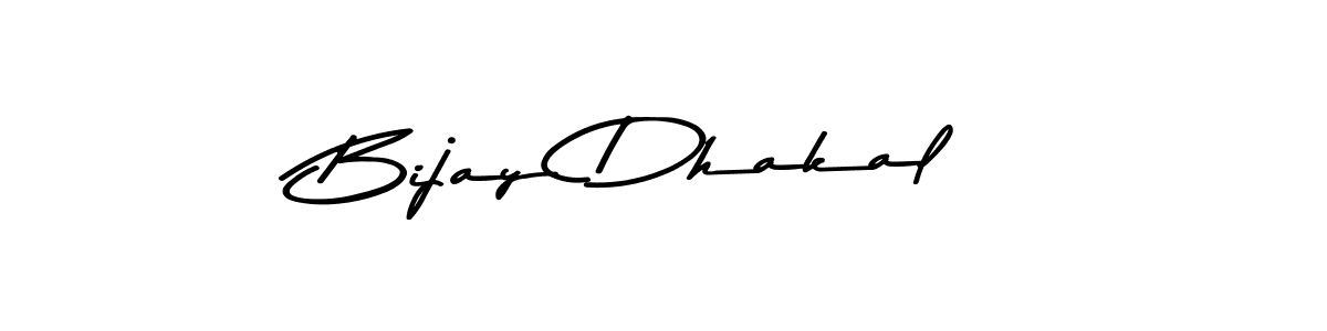 How to make Bijay Dhakal signature? Asem Kandis PERSONAL USE is a professional autograph style. Create handwritten signature for Bijay Dhakal name. Bijay Dhakal signature style 9 images and pictures png