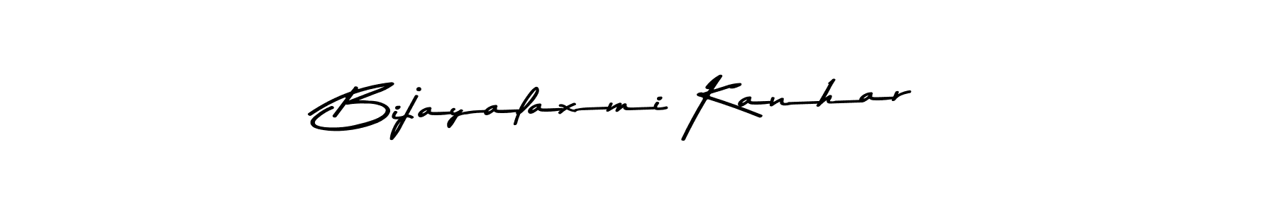 The best way (Asem Kandis PERSONAL USE) to make a short signature is to pick only two or three words in your name. The name Bijayalaxmi Kanhar include a total of six letters. For converting this name. Bijayalaxmi Kanhar signature style 9 images and pictures png