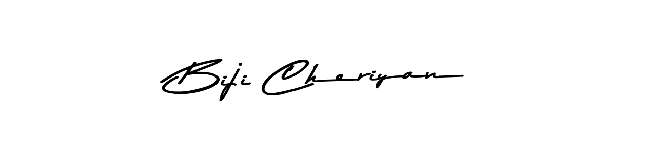 Use a signature maker to create a handwritten signature online. With this signature software, you can design (Asem Kandis PERSONAL USE) your own signature for name Biji Cheriyan. Biji Cheriyan signature style 9 images and pictures png