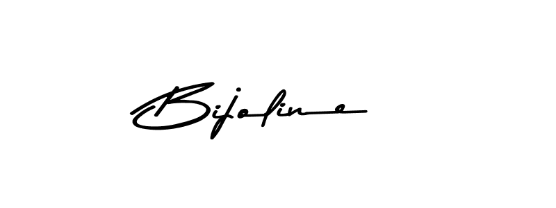Create a beautiful signature design for name Bijoline. With this signature (Asem Kandis PERSONAL USE) fonts, you can make a handwritten signature for free. Bijoline signature style 9 images and pictures png