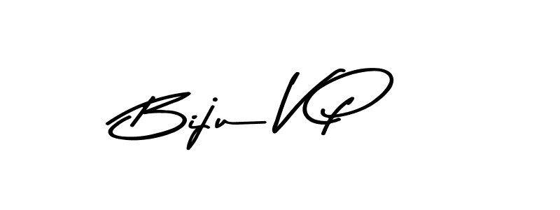 Make a beautiful signature design for name Biju V P. With this signature (Asem Kandis PERSONAL USE) style, you can create a handwritten signature for free. Biju V P signature style 9 images and pictures png