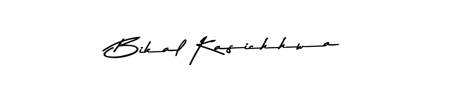 You should practise on your own different ways (Asem Kandis PERSONAL USE) to write your name (Bikal Kasichhwa) in signature. don't let someone else do it for you. Bikal Kasichhwa signature style 9 images and pictures png