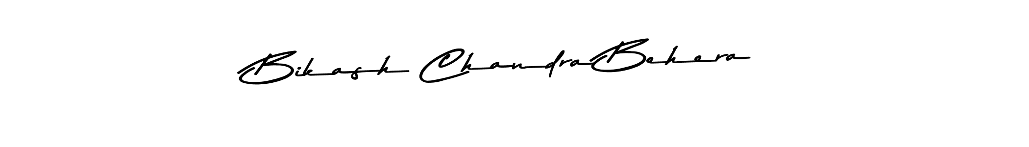 How to make Bikash Chandra Behera name signature. Use Asem Kandis PERSONAL USE style for creating short signs online. This is the latest handwritten sign. Bikash Chandra Behera signature style 9 images and pictures png