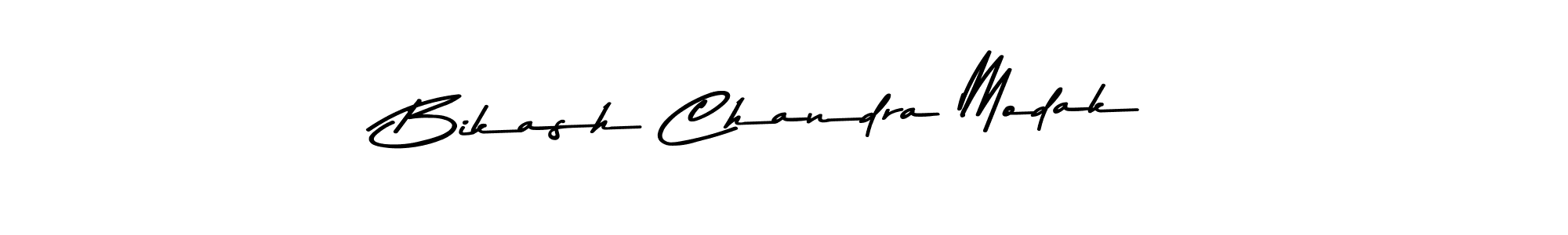 Use a signature maker to create a handwritten signature online. With this signature software, you can design (Asem Kandis PERSONAL USE) your own signature for name Bikash Chandra Modak. Bikash Chandra Modak signature style 9 images and pictures png
