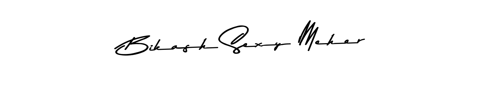 Similarly Asem Kandis PERSONAL USE is the best handwritten signature design. Signature creator online .You can use it as an online autograph creator for name Bikash Sexy Meher. Bikash Sexy Meher signature style 9 images and pictures png