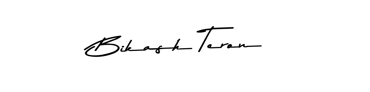 How to Draw Bikash Teron signature style? Asem Kandis PERSONAL USE is a latest design signature styles for name Bikash Teron. Bikash Teron signature style 9 images and pictures png