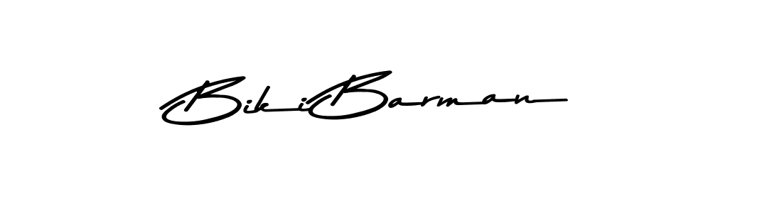 How to make Biki Barman signature? Asem Kandis PERSONAL USE is a professional autograph style. Create handwritten signature for Biki Barman name. Biki Barman signature style 9 images and pictures png