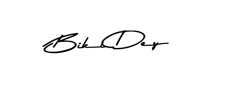 Design your own signature with our free online signature maker. With this signature software, you can create a handwritten (Asem Kandis PERSONAL USE) signature for name Biki Dey. Biki Dey signature style 9 images and pictures png