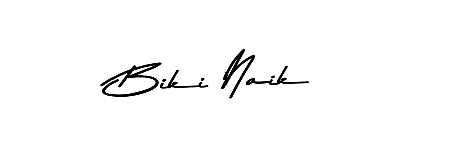 Design your own signature with our free online signature maker. With this signature software, you can create a handwritten (Asem Kandis PERSONAL USE) signature for name Biki Naik. Biki Naik signature style 9 images and pictures png