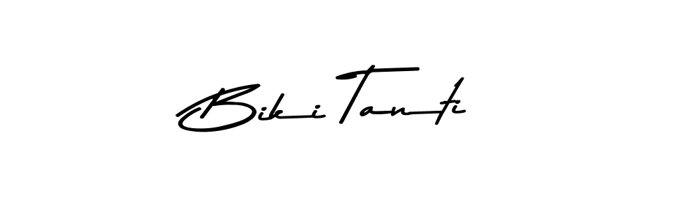 Use a signature maker to create a handwritten signature online. With this signature software, you can design (Asem Kandis PERSONAL USE) your own signature for name Biki Tanti. Biki Tanti signature style 9 images and pictures png