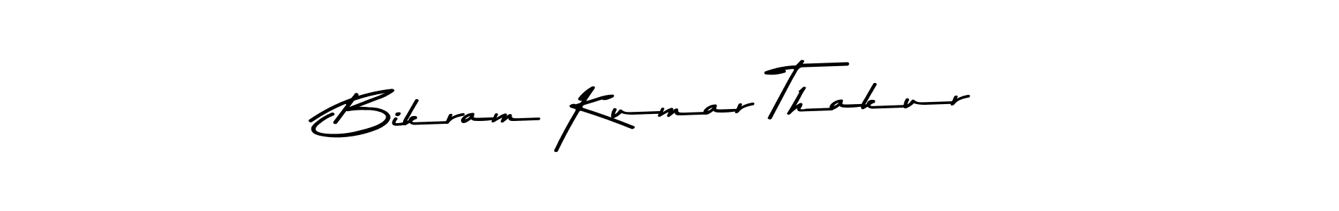 How to make Bikram Kumar Thakur name signature. Use Asem Kandis PERSONAL USE style for creating short signs online. This is the latest handwritten sign. Bikram Kumar Thakur signature style 9 images and pictures png