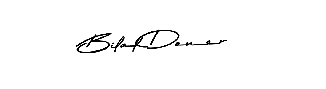 Create a beautiful signature design for name Bilal Doner. With this signature (Asem Kandis PERSONAL USE) fonts, you can make a handwritten signature for free. Bilal Doner signature style 9 images and pictures png