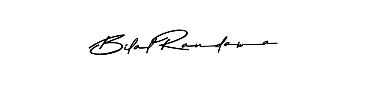 How to make Bilal Randawa signature? Asem Kandis PERSONAL USE is a professional autograph style. Create handwritten signature for Bilal Randawa name. Bilal Randawa signature style 9 images and pictures png