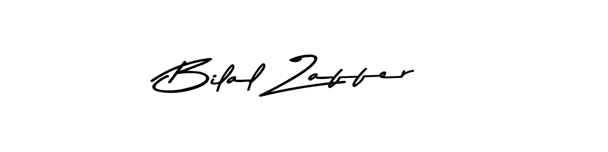 This is the best signature style for the Bilal Zaffer name. Also you like these signature font (Asem Kandis PERSONAL USE). Mix name signature. Bilal Zaffer signature style 9 images and pictures png