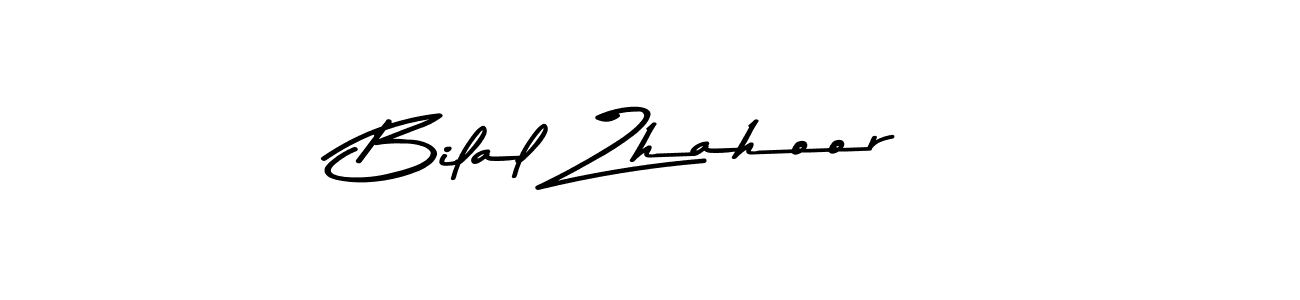 Design your own signature with our free online signature maker. With this signature software, you can create a handwritten (Asem Kandis PERSONAL USE) signature for name Bilal Zhahoor. Bilal Zhahoor signature style 9 images and pictures png