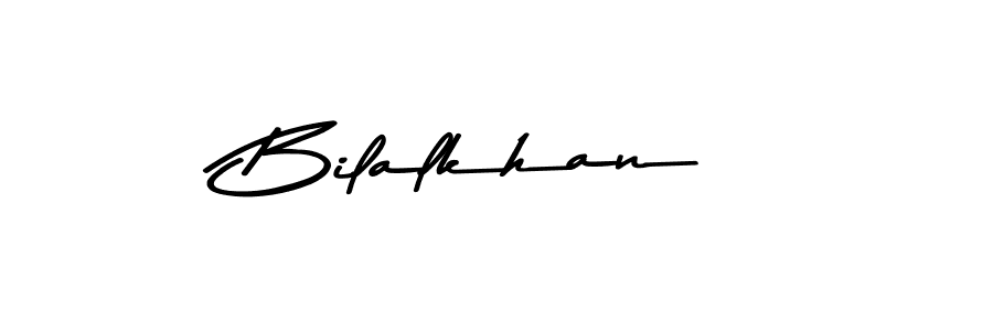 Design your own signature with our free online signature maker. With this signature software, you can create a handwritten (Asem Kandis PERSONAL USE) signature for name Bilalkhan. Bilalkhan signature style 9 images and pictures png