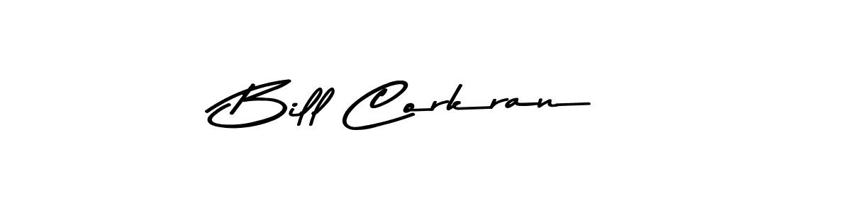 Make a beautiful signature design for name Bill Corkran. With this signature (Asem Kandis PERSONAL USE) style, you can create a handwritten signature for free. Bill Corkran signature style 9 images and pictures png