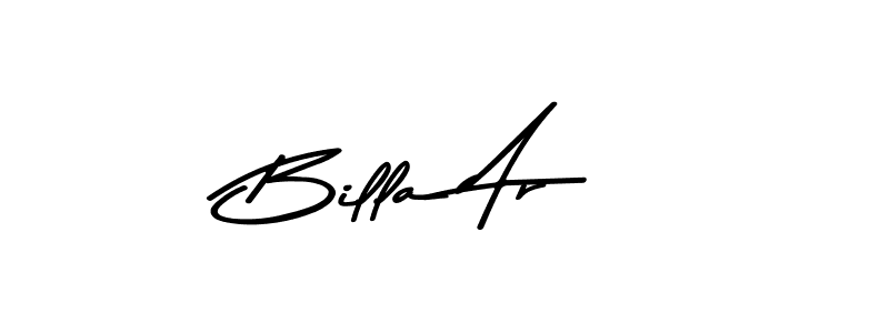 Make a beautiful signature design for name Billa Ar. With this signature (Asem Kandis PERSONAL USE) style, you can create a handwritten signature for free. Billa Ar signature style 9 images and pictures png