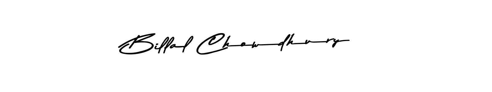 Use a signature maker to create a handwritten signature online. With this signature software, you can design (Asem Kandis PERSONAL USE) your own signature for name Billal Chowdhury. Billal Chowdhury signature style 9 images and pictures png