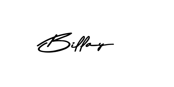 Design your own signature with our free online signature maker. With this signature software, you can create a handwritten (Asem Kandis PERSONAL USE) signature for name Billay. Billay signature style 9 images and pictures png