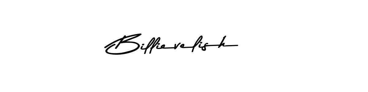 Create a beautiful signature design for name Billievelish. With this signature (Asem Kandis PERSONAL USE) fonts, you can make a handwritten signature for free. Billievelish signature style 9 images and pictures png