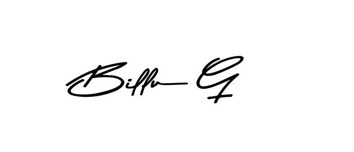 This is the best signature style for the Billu G name. Also you like these signature font (Asem Kandis PERSONAL USE). Mix name signature. Billu G signature style 9 images and pictures png