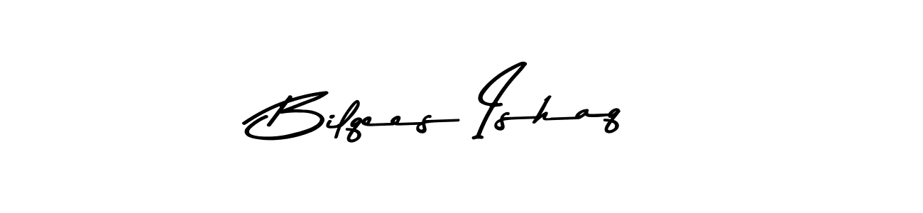 Also You can easily find your signature by using the search form. We will create Bilqees Ishaq name handwritten signature images for you free of cost using Asem Kandis PERSONAL USE sign style. Bilqees Ishaq signature style 9 images and pictures png