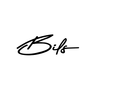 How to make Bils signature? Asem Kandis PERSONAL USE is a professional autograph style. Create handwritten signature for Bils name. Bils signature style 9 images and pictures png