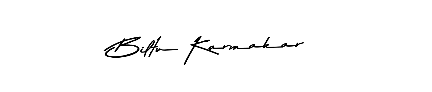 Use a signature maker to create a handwritten signature online. With this signature software, you can design (Asem Kandis PERSONAL USE) your own signature for name Biltu Karmakar. Biltu Karmakar signature style 9 images and pictures png