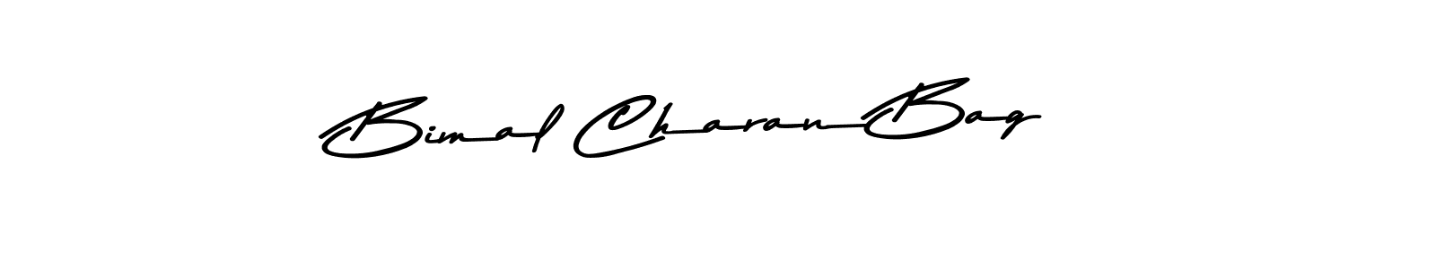 Create a beautiful signature design for name Bimal Charan Bag. With this signature (Asem Kandis PERSONAL USE) fonts, you can make a handwritten signature for free. Bimal Charan Bag signature style 9 images and pictures png