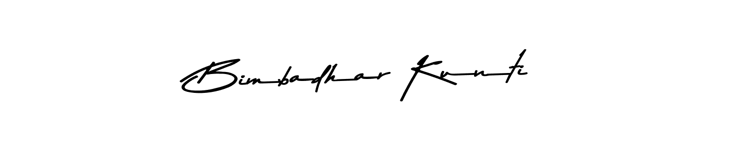 How to make Bimbadhar Kunti signature? Asem Kandis PERSONAL USE is a professional autograph style. Create handwritten signature for Bimbadhar Kunti name. Bimbadhar Kunti signature style 9 images and pictures png
