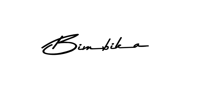 Design your own signature with our free online signature maker. With this signature software, you can create a handwritten (Asem Kandis PERSONAL USE) signature for name Bimbika. Bimbika signature style 9 images and pictures png