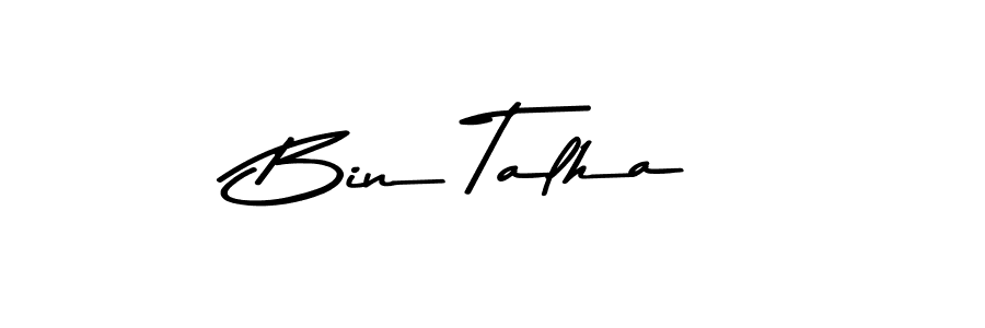 Use a signature maker to create a handwritten signature online. With this signature software, you can design (Asem Kandis PERSONAL USE) your own signature for name Bin Talha. Bin Talha signature style 9 images and pictures png