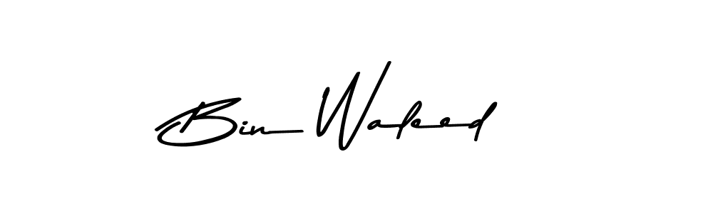 Similarly Asem Kandis PERSONAL USE is the best handwritten signature design. Signature creator online .You can use it as an online autograph creator for name Bin Waleed. Bin Waleed signature style 9 images and pictures png