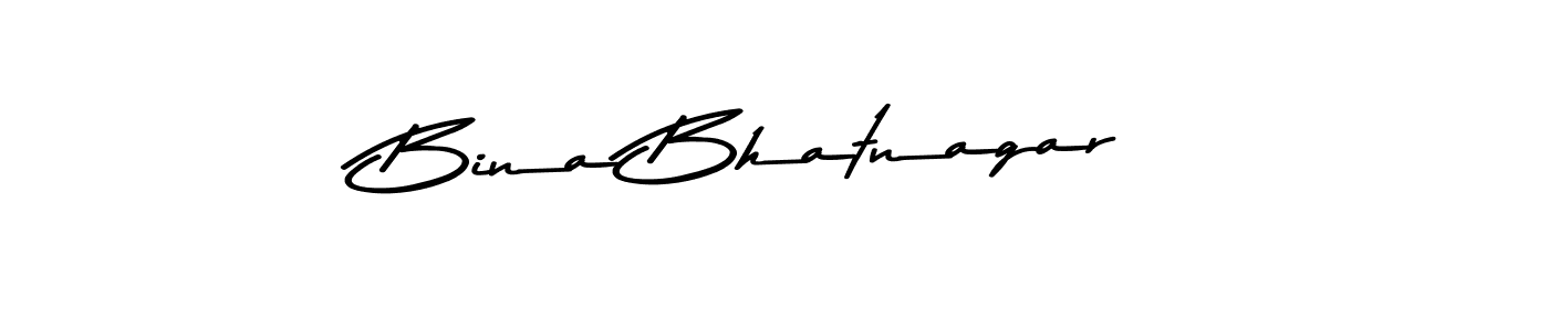Here are the top 10 professional signature styles for the name Bina Bhatnagar. These are the best autograph styles you can use for your name. Bina Bhatnagar signature style 9 images and pictures png
