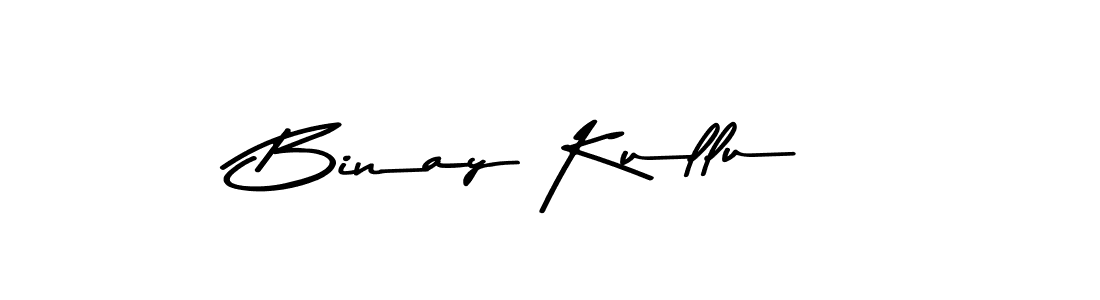 Make a beautiful signature design for name Binay Kullu. With this signature (Asem Kandis PERSONAL USE) style, you can create a handwritten signature for free. Binay Kullu signature style 9 images and pictures png