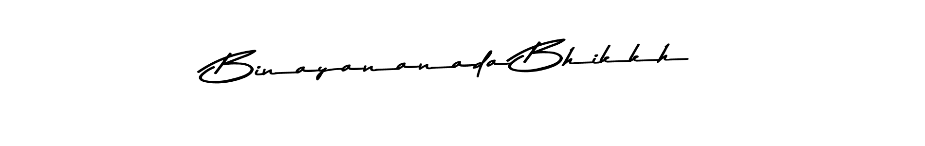 Binayananada Bhikkh stylish signature style. Best Handwritten Sign (Asem Kandis PERSONAL USE) for my name. Handwritten Signature Collection Ideas for my name Binayananada Bhikkh. Binayananada Bhikkh signature style 9 images and pictures png