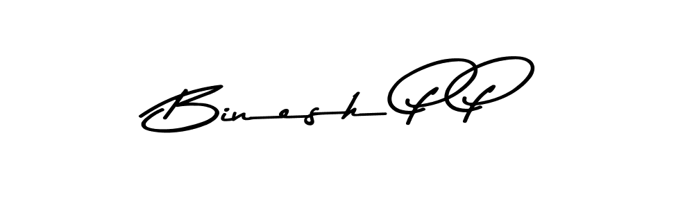 Binesh P P stylish signature style. Best Handwritten Sign (Asem Kandis PERSONAL USE) for my name. Handwritten Signature Collection Ideas for my name Binesh P P. Binesh P P signature style 9 images and pictures png