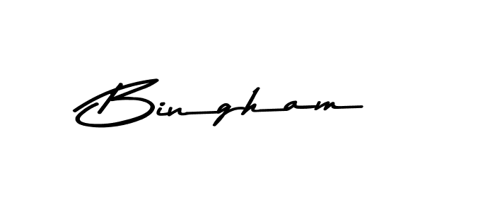 You should practise on your own different ways (Asem Kandis PERSONAL USE) to write your name (Bingham) in signature. don't let someone else do it for you. Bingham signature style 9 images and pictures png