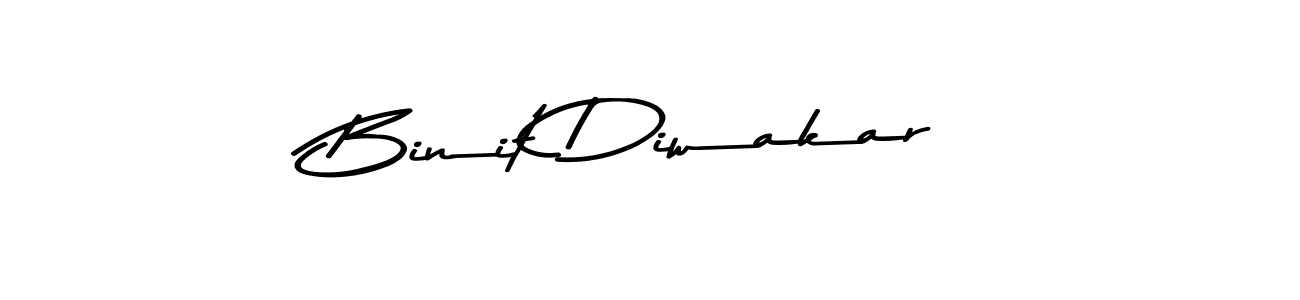 Also You can easily find your signature by using the search form. We will create Binit Diwakar name handwritten signature images for you free of cost using Asem Kandis PERSONAL USE sign style. Binit Diwakar signature style 9 images and pictures png