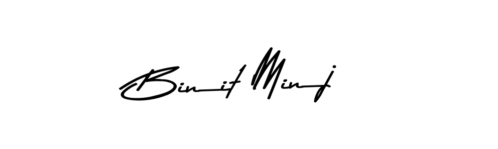 Make a beautiful signature design for name Binit Minj. Use this online signature maker to create a handwritten signature for free. Binit Minj signature style 9 images and pictures png