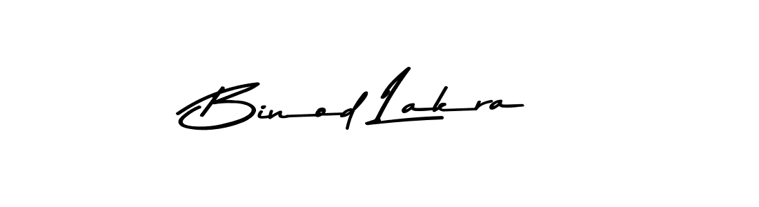 Design your own signature with our free online signature maker. With this signature software, you can create a handwritten (Asem Kandis PERSONAL USE) signature for name Binod Lakra. Binod Lakra signature style 9 images and pictures png