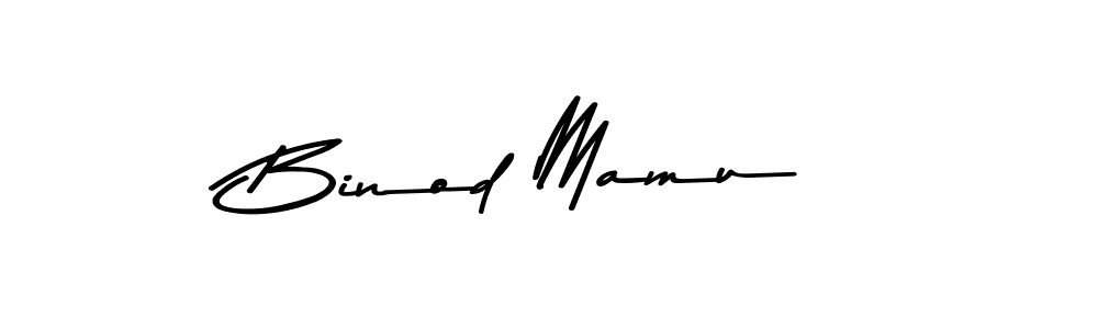 How to make Binod Mamu signature? Asem Kandis PERSONAL USE is a professional autograph style. Create handwritten signature for Binod Mamu name. Binod Mamu signature style 9 images and pictures png