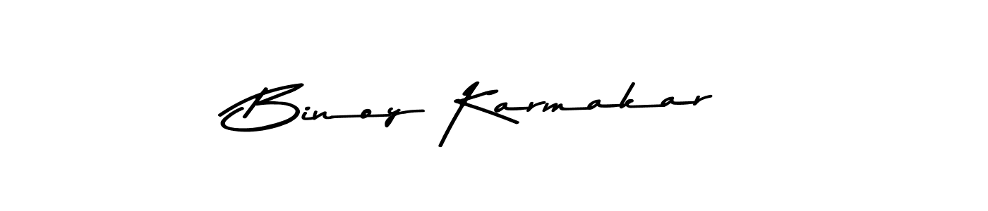 Use a signature maker to create a handwritten signature online. With this signature software, you can design (Asem Kandis PERSONAL USE) your own signature for name Binoy Karmakar. Binoy Karmakar signature style 9 images and pictures png